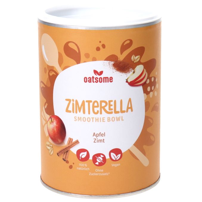 Oatsome Zimterella Smoothie Bowl