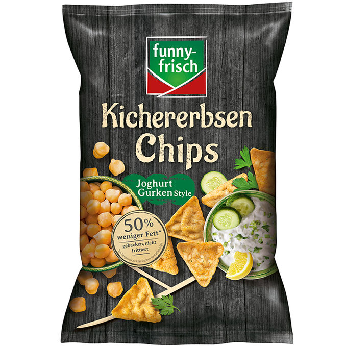 Funny Frisch Kichererbsen Chips Joghurt Gurken Style