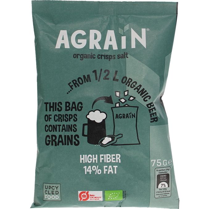 Agrain 2 x Chips Salt Øko