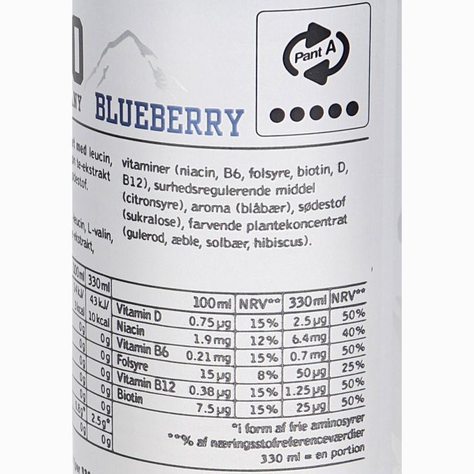 24-pak Nocco Blueberry Limited Winter Edition sukkerfri