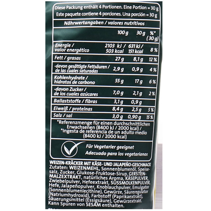 Funny Frisch Kruspers Cheese & Jalapeno