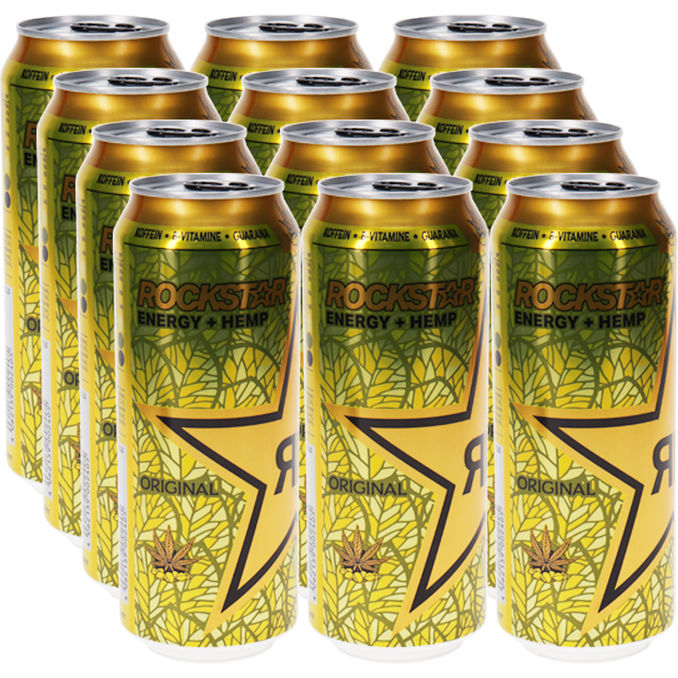 Rockstar Hemp Original, 12 Pack (EINWEG) zzgl. Pfand