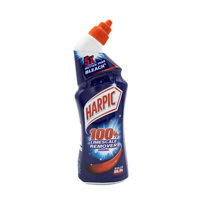 Harpic 100 Limescale Remover Toilet Cleaner Gel Fresh Scent 750ml
