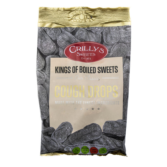 Crilly's Sweets Cough Drops 150g, 150g from Crillys Motatos
