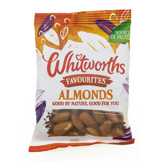 Whitworths Favourites Almonds 90g, 90g From Whitworths 