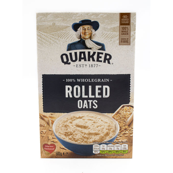 Quaker Rolled Oats Porridge 500g, 500g from Quaker | Motatos