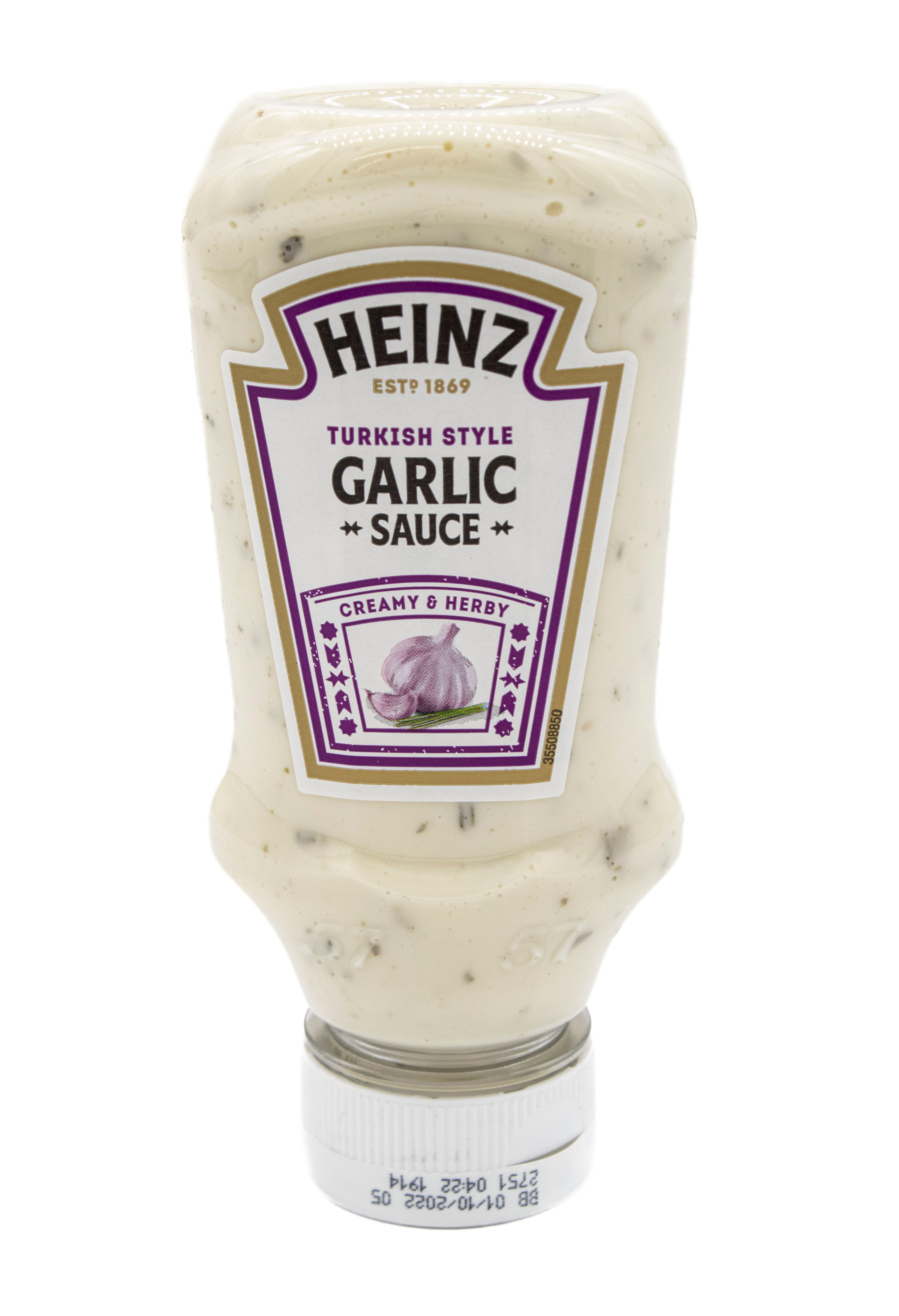 Heinz Garlic Sauce 230g, 230g From Heinz | Motatos