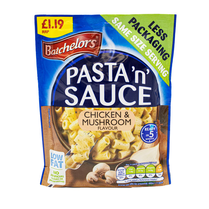 Batchelors Pasta 'n' Sauce Chicken & Mushroom 99g, 99g from BATCHELORS