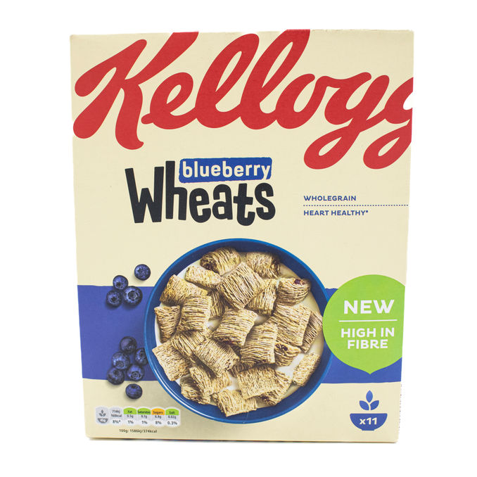 Kellogg's Cereal Wheats Blueberry 500g, 500g from Kellogg's Motatos