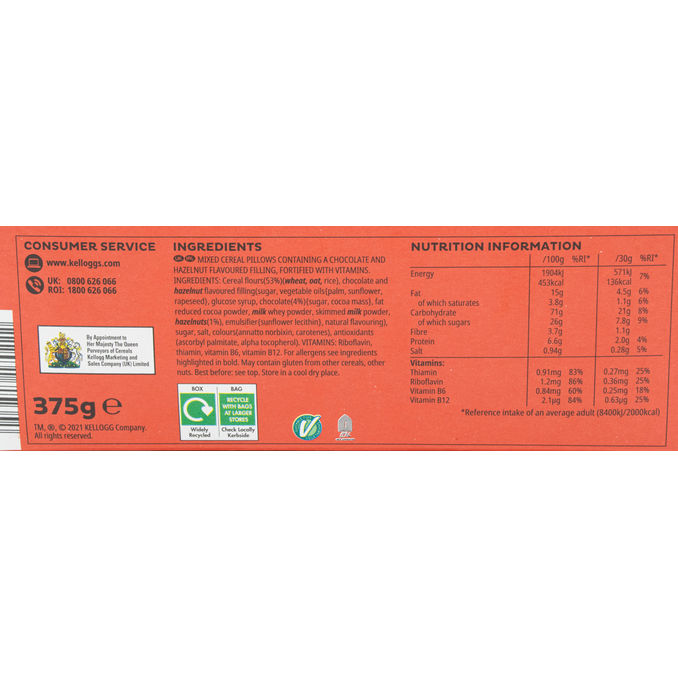 Kellogg's Krave Chocolate Hazelnut Cereal 375g, 375g from Kellogg's