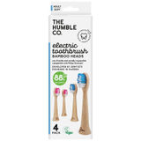 The Humble Co. Bambus Tandbørstehoveder Sonic Soft 4-pak