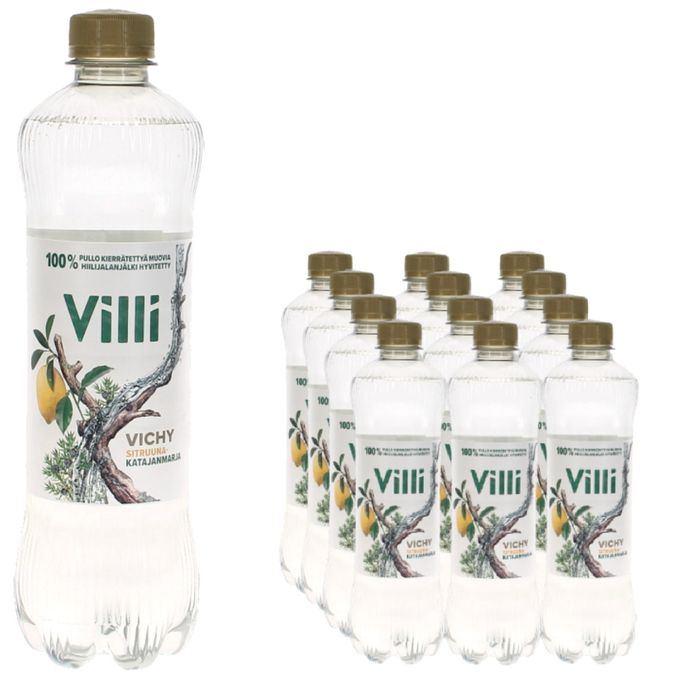 Villi Vichy Sitruuna-Katajanmarja 12-pack