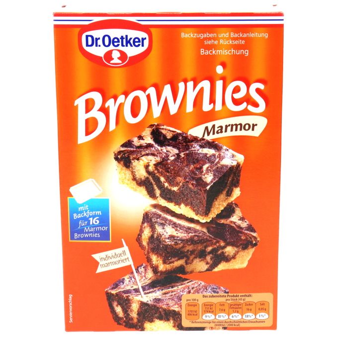 Dr. Oetker Marmor Brownies 