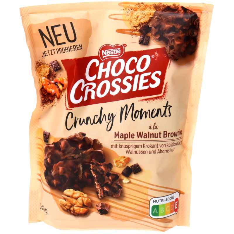 Nestlé Gratis: Choco Crossies Walnuss Brownie 