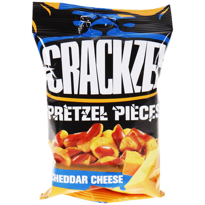 2 x Crackzel Pretzel Pieces Cheddar Cheese 85 g
