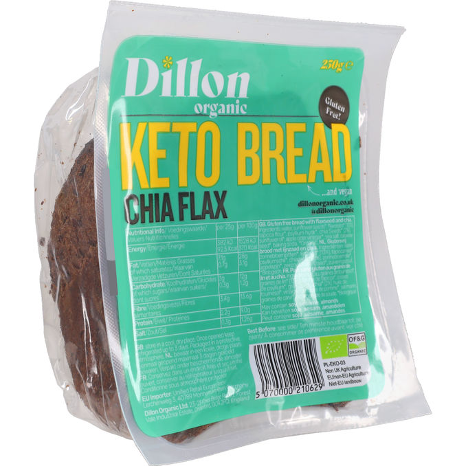 Dillon organic Glutenfritt Bröd Chia & Linfrön