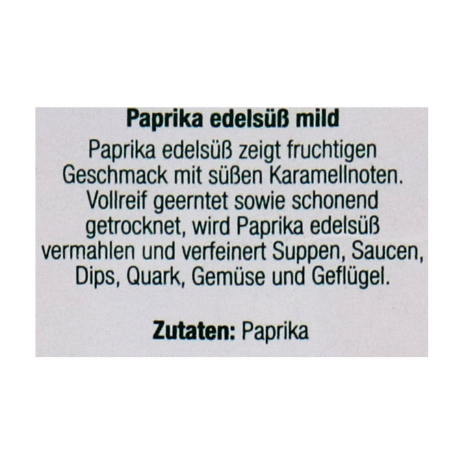 Fuchs Paprika edelsüss, mild