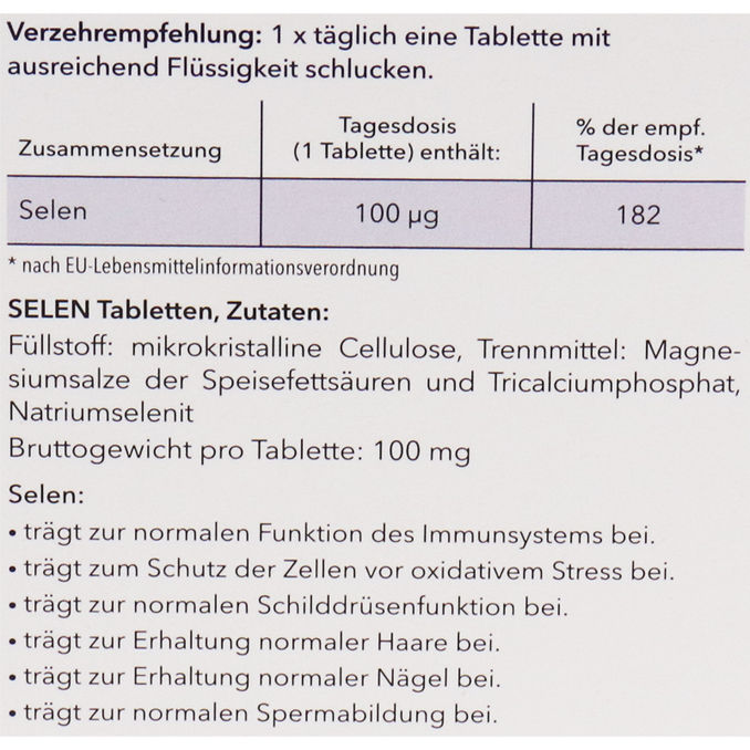 Medicom Selen, 60 Tabletten