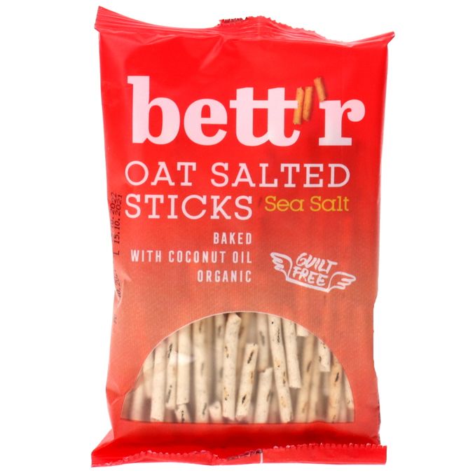 bett'r BIO Hafer-Salzstangen mit Meersalz