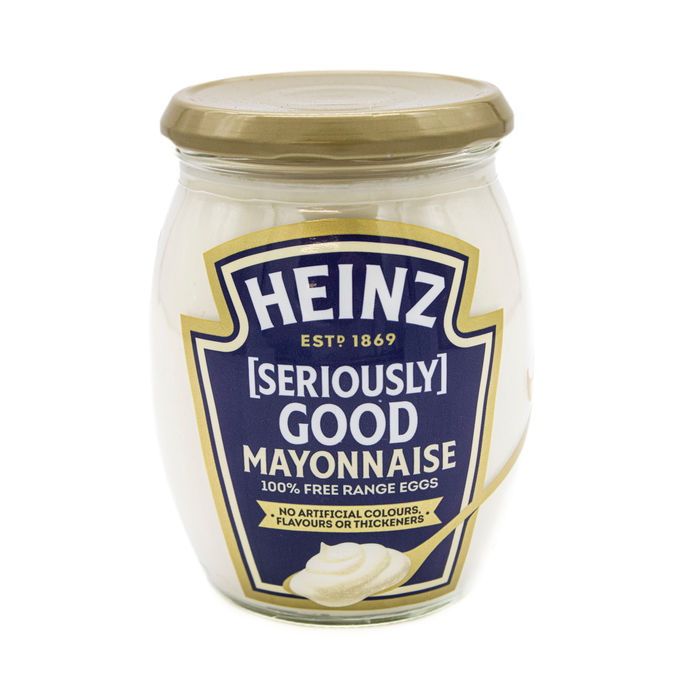Heinz Mayonnaise Glass Jar 480ml, 480g from Heinz Motatos