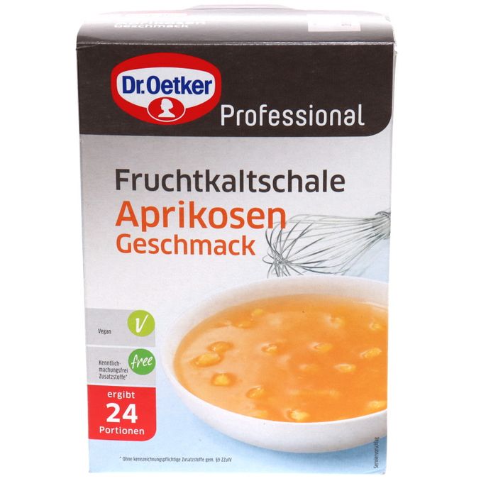 Dr. Oetker Fruchtkaltschale Aprikosen-Geschmack