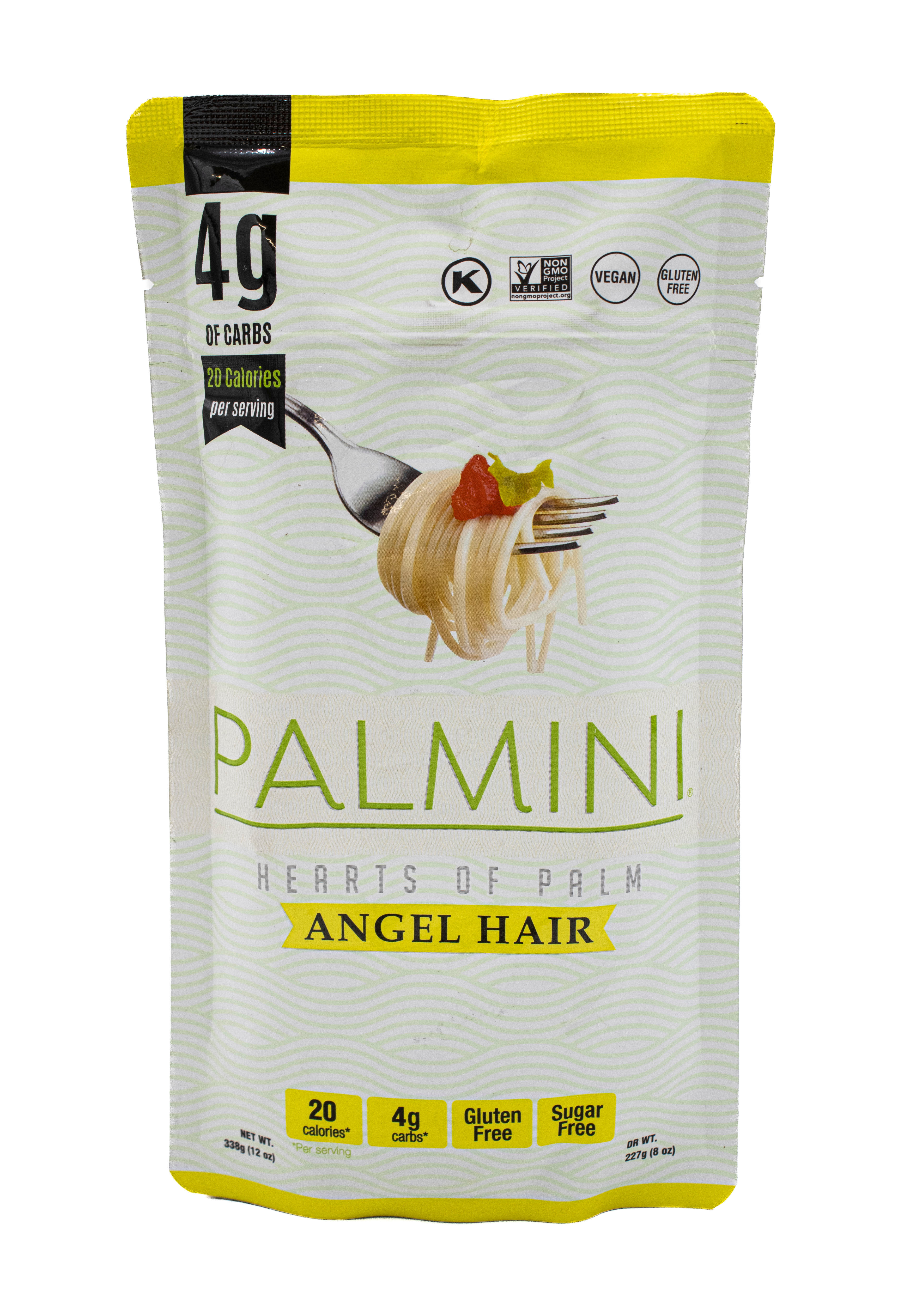 Palmini Keto Low Carb Pouch Hearts of Palm Angel hair pasta 338g, 338g from  Palmini | Motatos