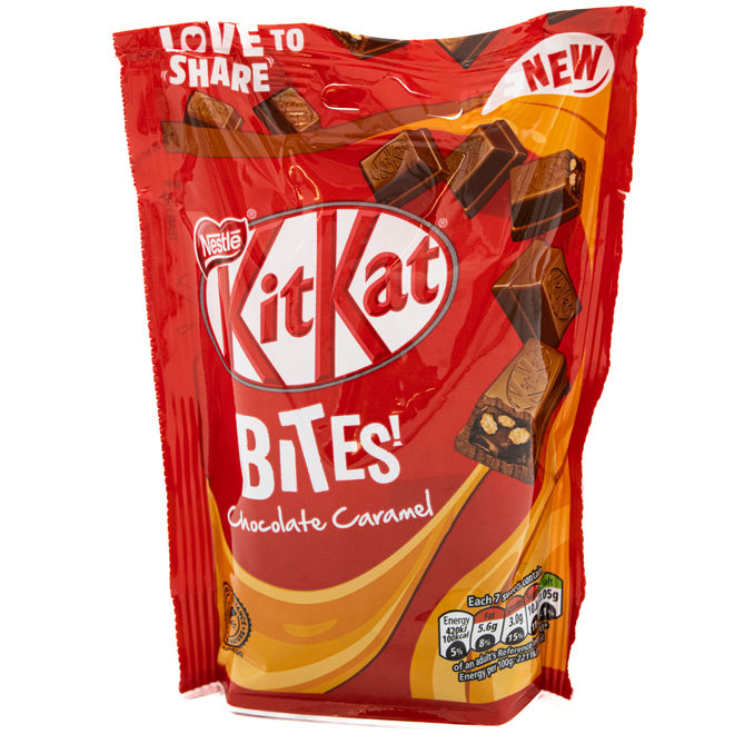 Kit Kat Bites Chocolate Caramel Sharing Bag 90G, 90g from Kit Kat | Motatos