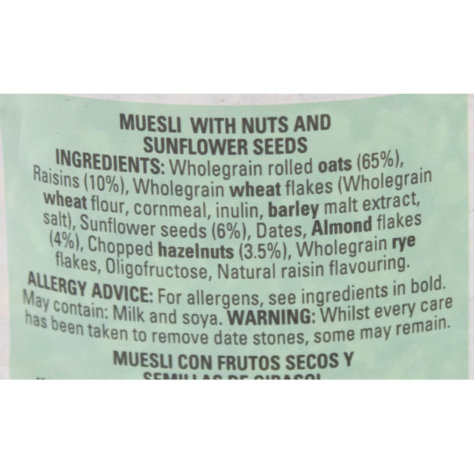 Quaker Oat Nuts & Seeds Muesli No Added Sugar 600g, 600g from Quaker
