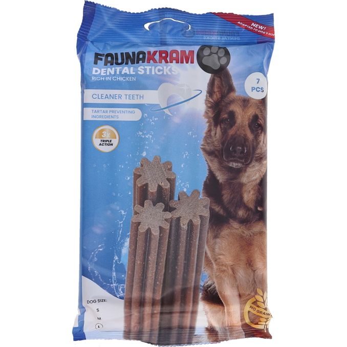 Faunakram  Tand Tuggpinnar Stor Hund