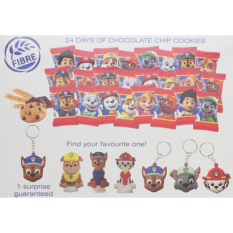 Paw Patrol Keksikalenteri , 132 g, Uno Foods | Matsmart