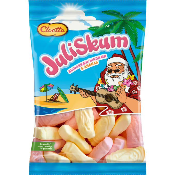 Cloetta Vaahtomakeiset Vadelma & Ananas