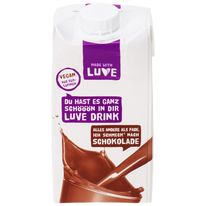 Made with Luve Veganer Drink mit Schokoladengeschmack
