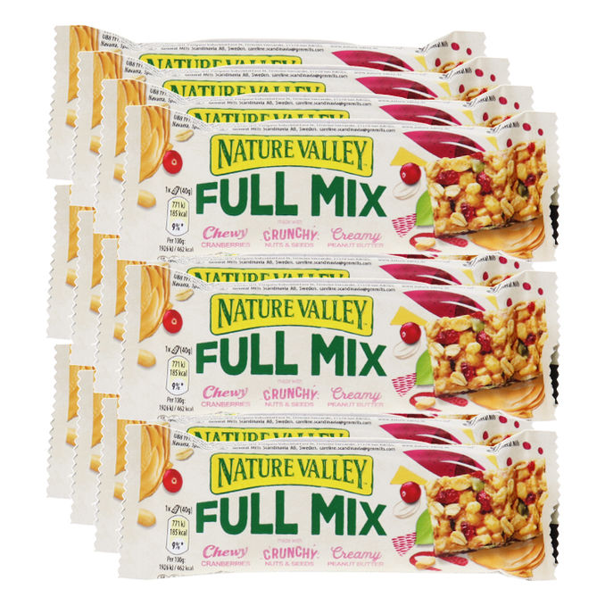 Nature Valley Crunchy Müsliriegel Cranberry, 12er Pack