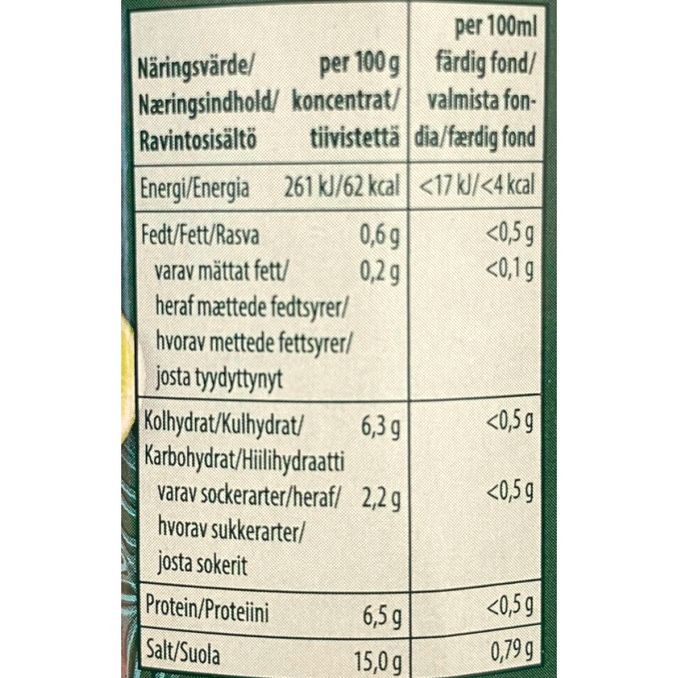 Knorr Kasvisfondi Lime & Inkivääri
