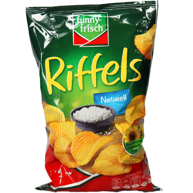 Funny Frisch Riffels Chips Naturell