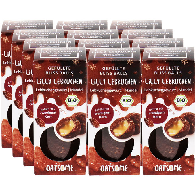 Oatsome BIO Lebkuchen Kugeln, 12er Pack