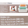 GOURMETmaxx 3er Pack Frischhaltedosen