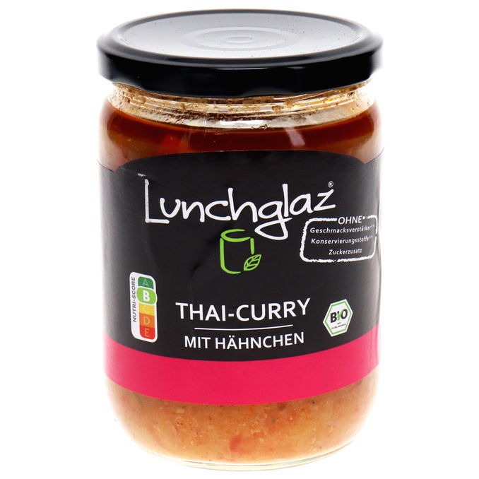 Lunchglaz BIO Thai Curry mit Hähchen