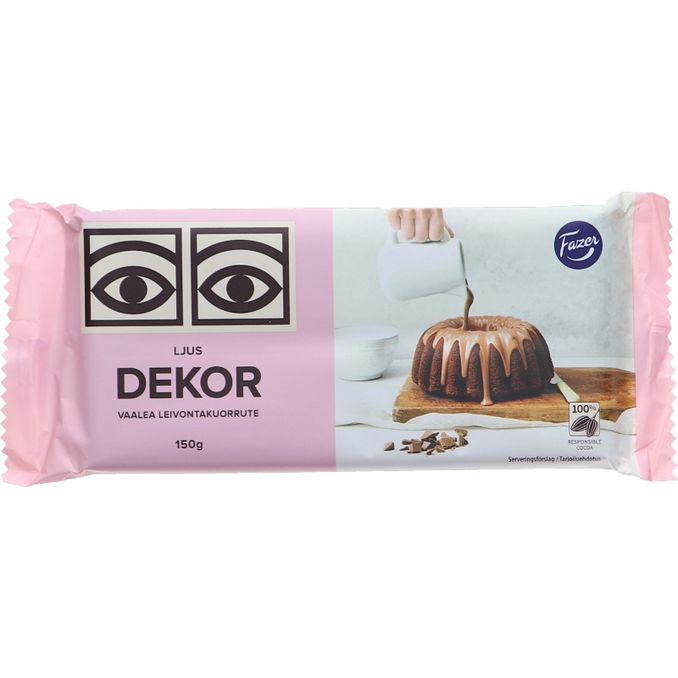 Fazer Lys Chokolade Dekoration 150g