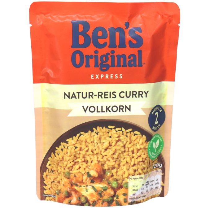 Ben's Original Express Natur-Reis Curry Vollkorn