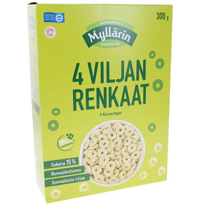 Myllärin Myl 4 viljan renkaat 300g