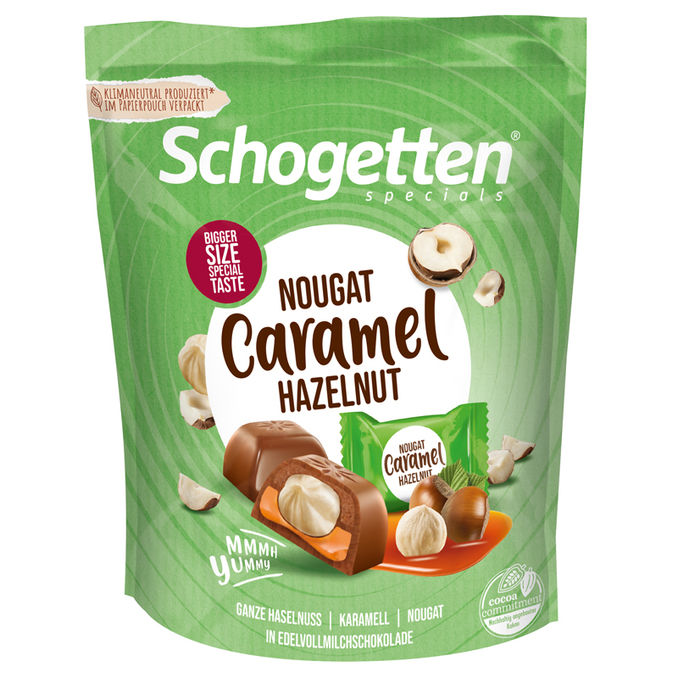 Schogetten Ganze Haselnuss, Karamell & Nougat