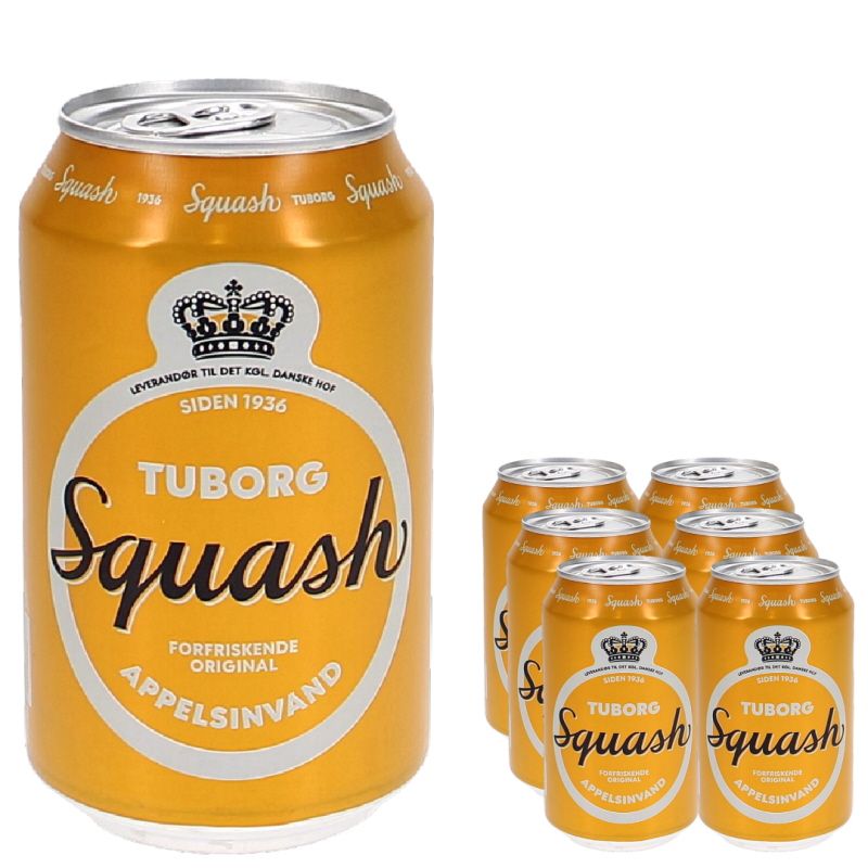 fejl gift Nikke 6-pak Tuborg Squash , 6 x 330 ml fra Tuborg | Motatos