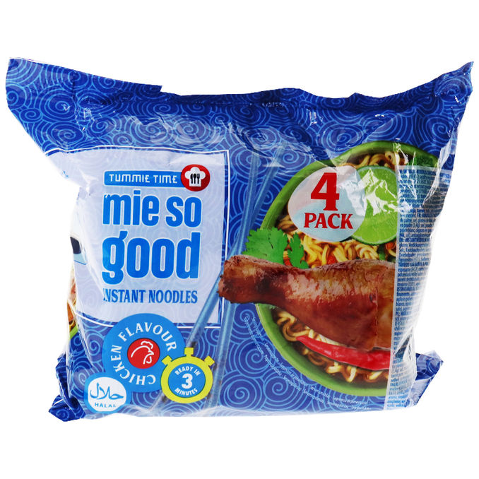 Tummie Time Snabbnudlar Kyckling 4-pack