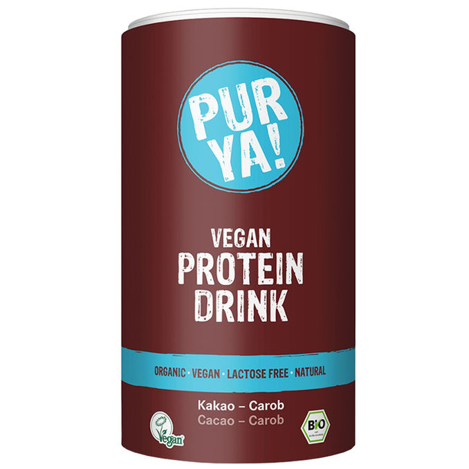 PURYA BIO Vegan Protein Drink Kakao-Carob