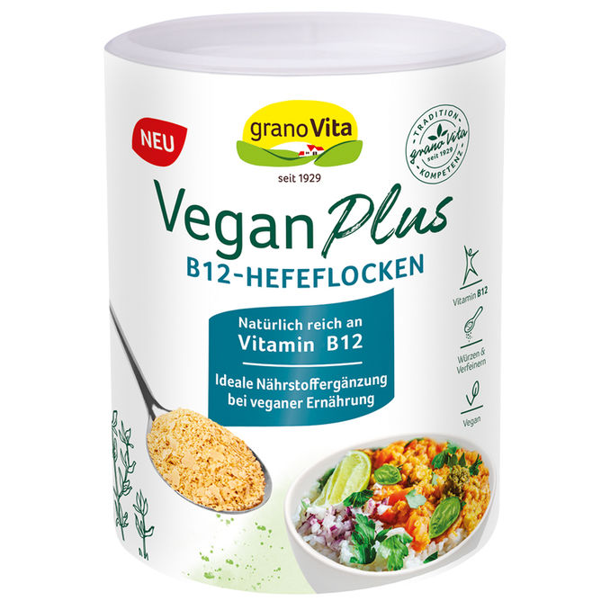 GranoVITA VeganPlus B12-Hefeflocken