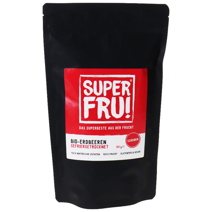 Superfru BIO Gefriergetrocknete Erdbeeren