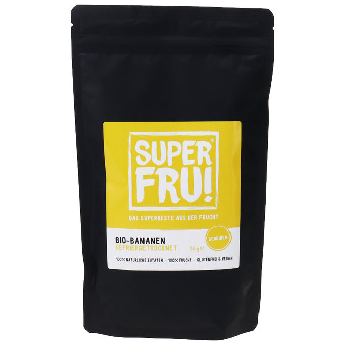 Superfru BIO Gefriergetrocknete Bananen