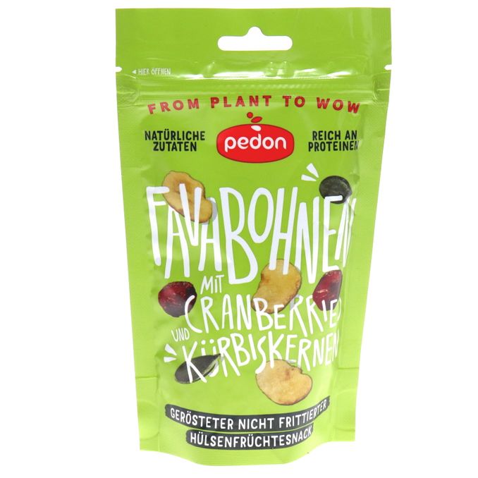 Pedon Favabohnen, Cranberries & Kürbiskerne, geröstet