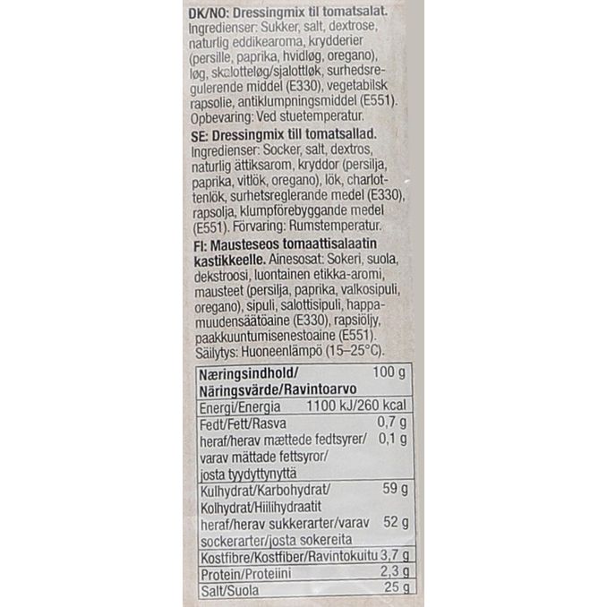 Earth Control Mausteseos Salaattikastikkeelle